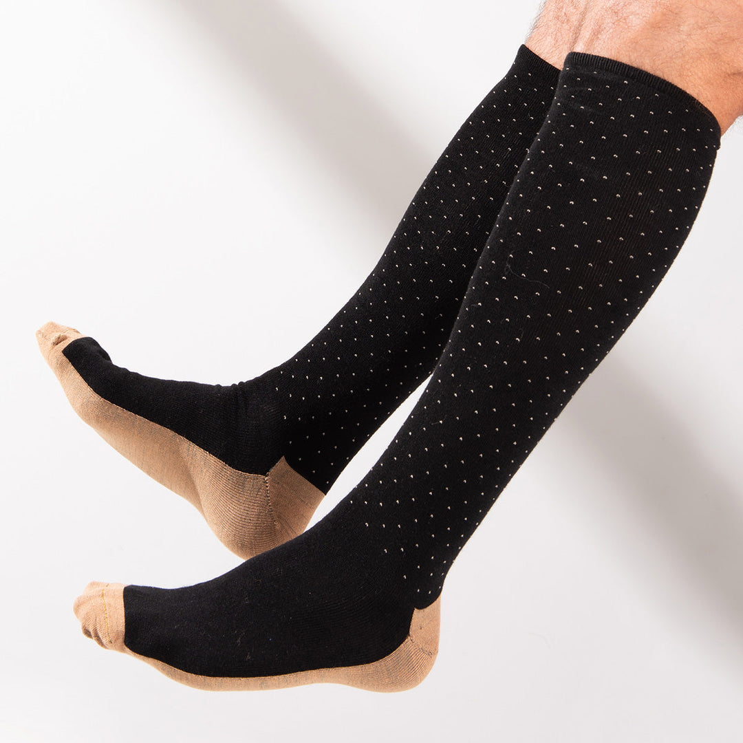 Copper Infused Compression Socks by Sharper Image (2 Pairs)