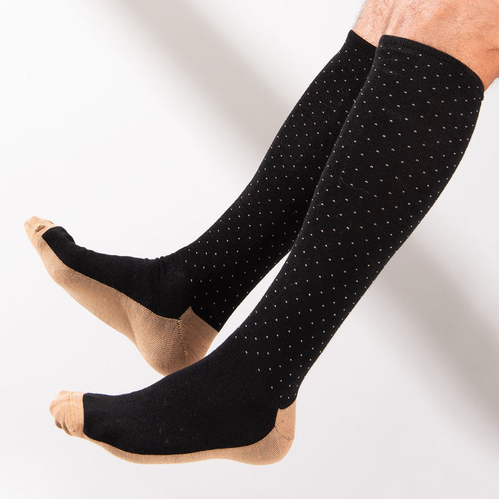Copper Infused Compression Socks by Sharper Image (2 Pairs)