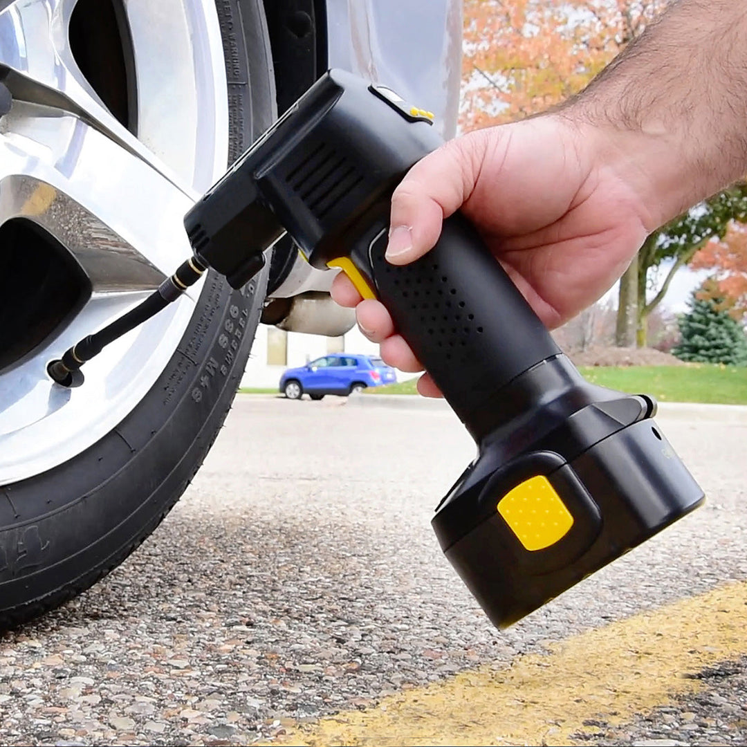 Rechargeable Tire Inflator by Sharper Image