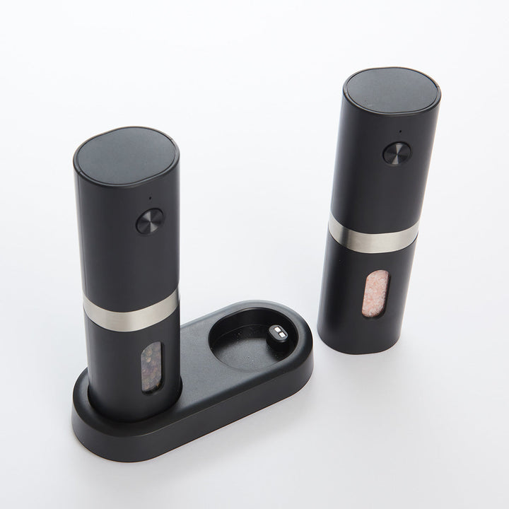 Rechargeable Salt and Pepper Mill Set by Sharper Image
