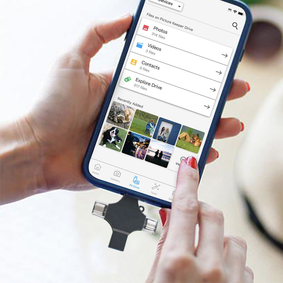 Portable Smartphone Photo Vault