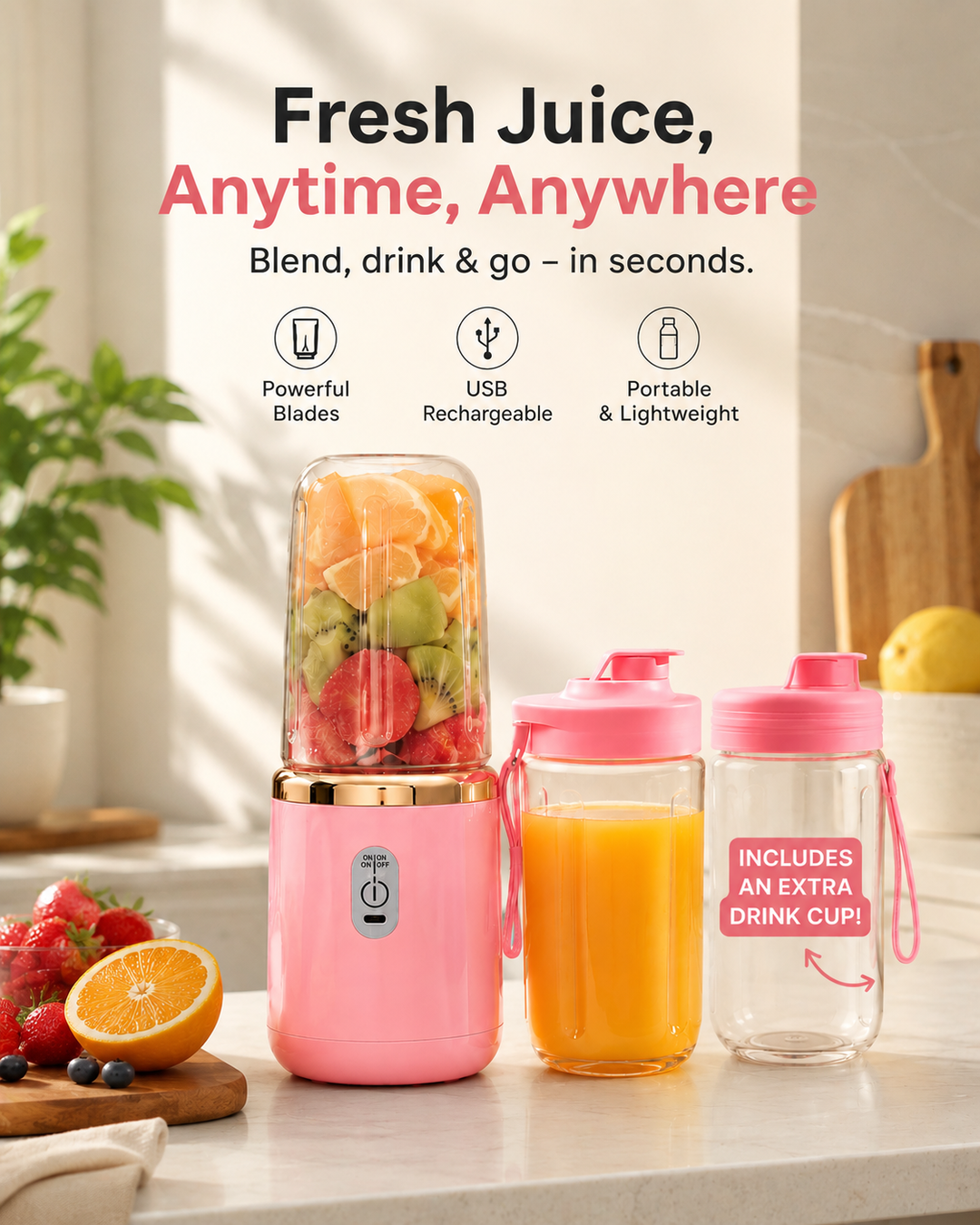 BlendGo Portable Blender.