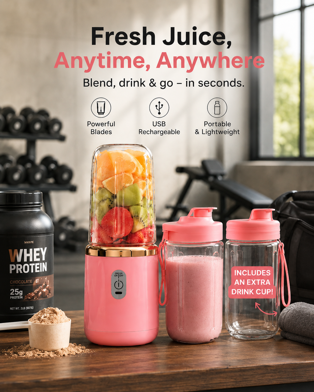BlendGo Portable Blender.