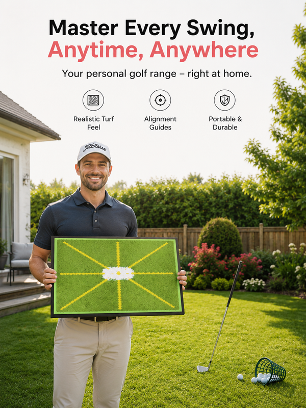 ProSwing™ Golf Training Mat – Direct Swing Feedback at Home