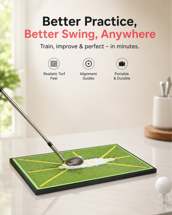 ProSwing™ Golf Training Mat – Direct Swing Feedback at Home